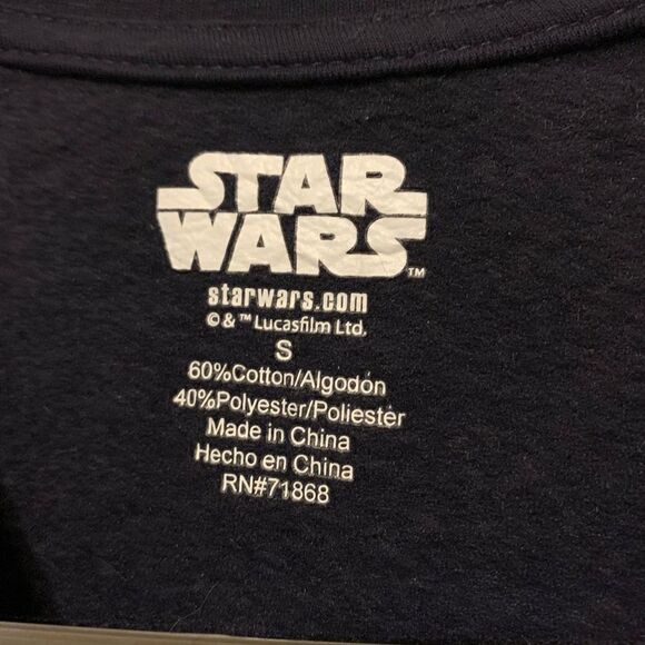 Star Wars Bah Humbug Size Small Lightweight Crewneck Sweatshirt - Picture 3 of 4